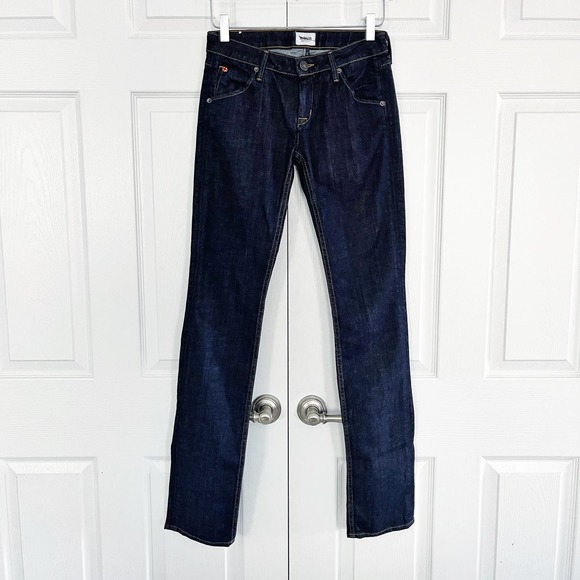 Hudson Jeans Denim - (10) Hudson Carly Flap Pocket Straight Leg Jeans in Lis
